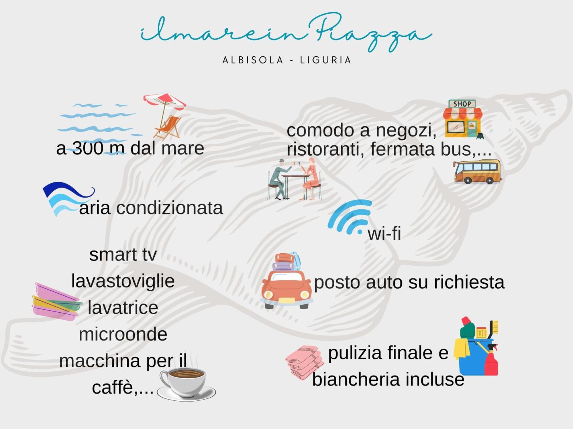 Апартаменты Il Mare In Piazza Альбисола-Супериоре Экстерьер фото